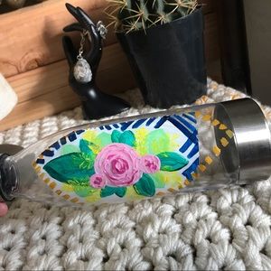 Floral Water Bottle